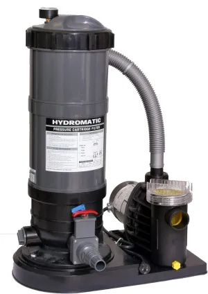 Blue Wave 120-Square Feet Cartridge Filter System with 1.5 HP Pump Dk. Gray