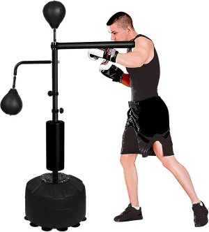 Boxing Speed Trainer 2bag, Black, JR-0099