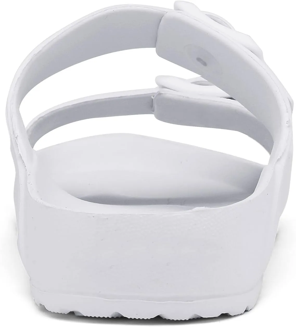 Boys Girls Double Buckle Slip on Slide Kid Beach Sandals Adjustable EVA Summer Pool Shower Shoes Indoor Outdoor Slippers
