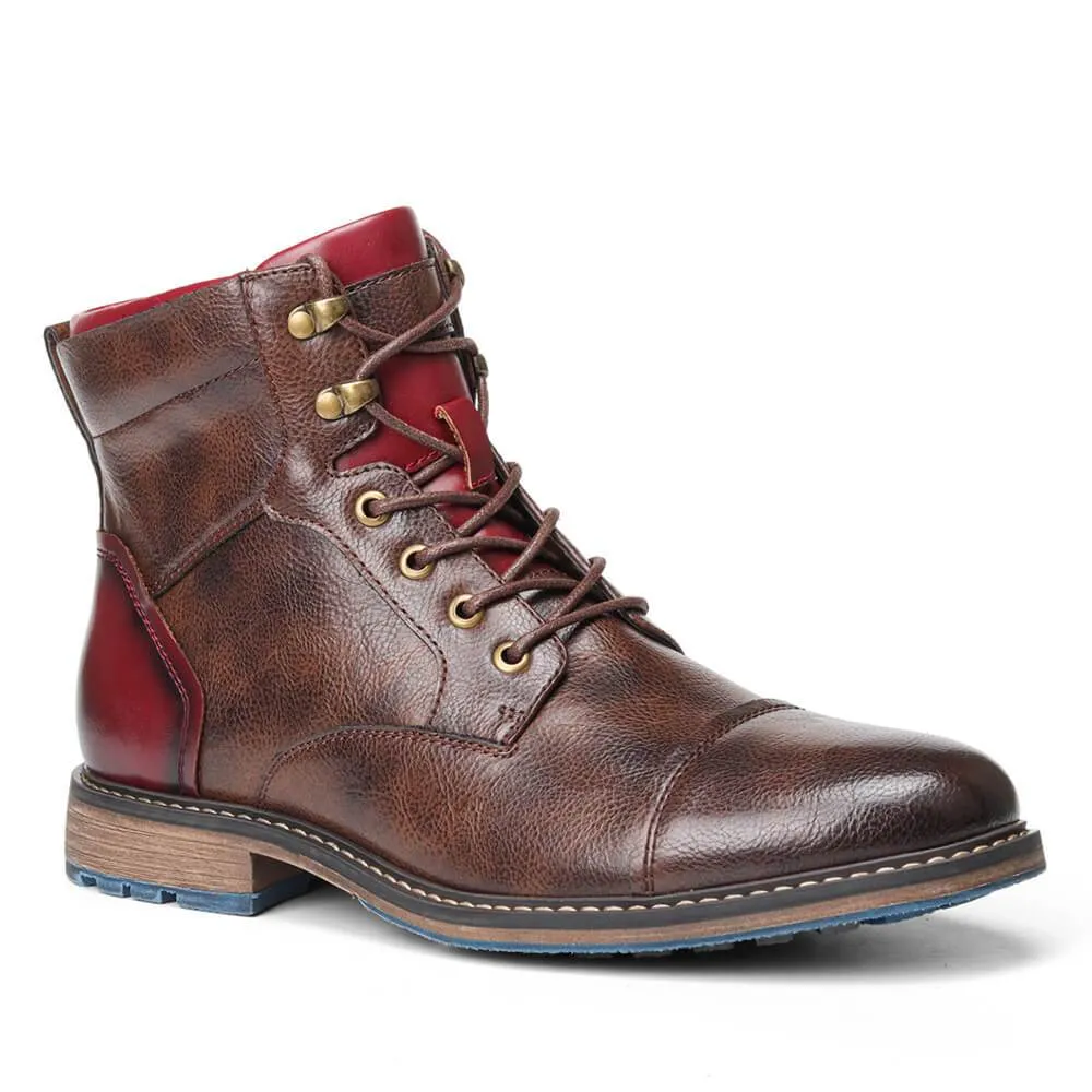 Bradford- Handmade premium leather oxford boots for men