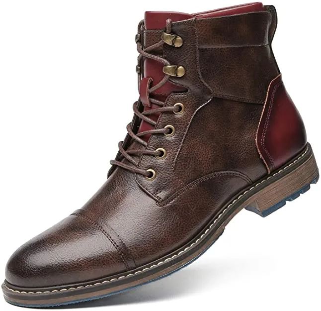 Bradford- Handmade premium leather oxford boots for men