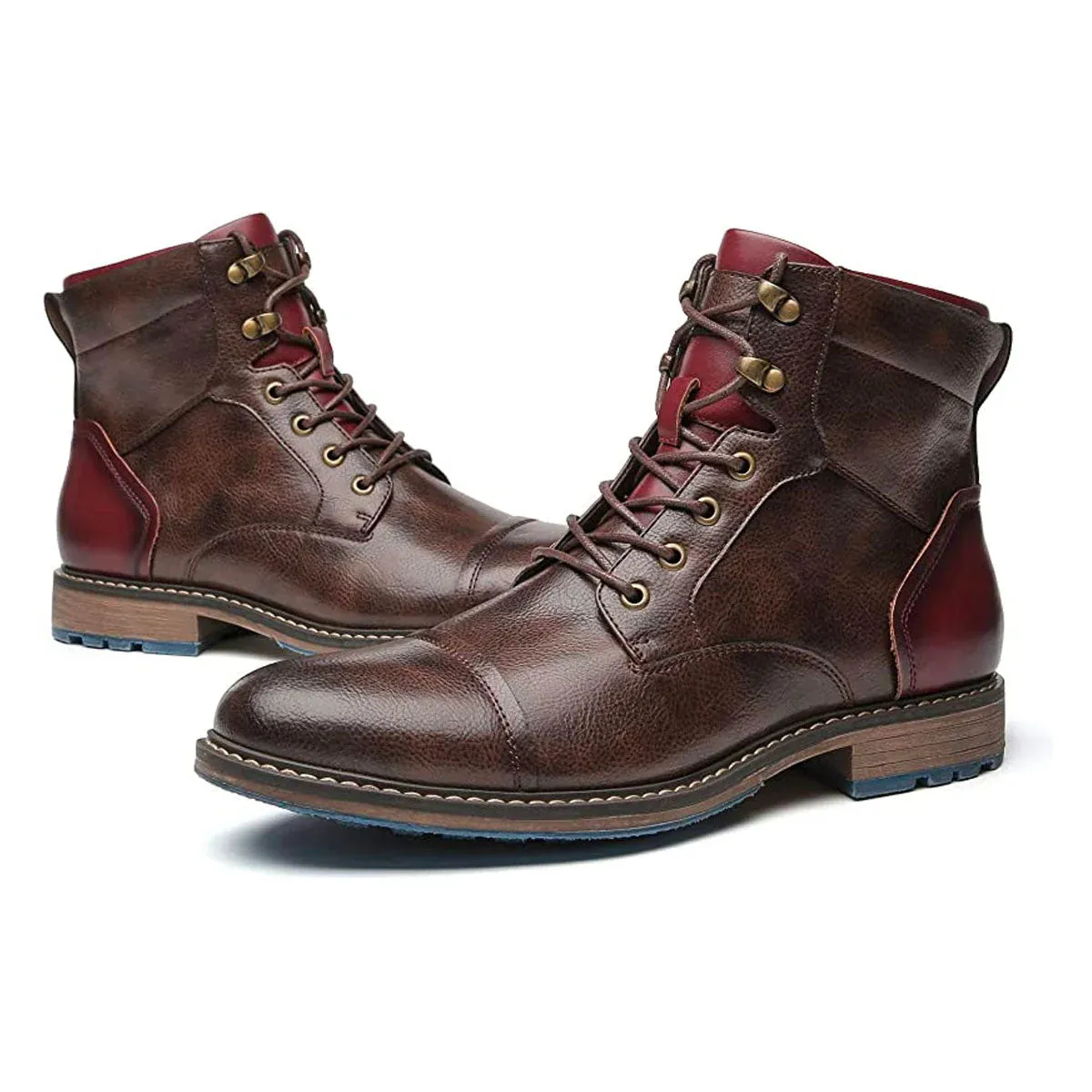 Bradford- Handmade premium leather oxford boots for men