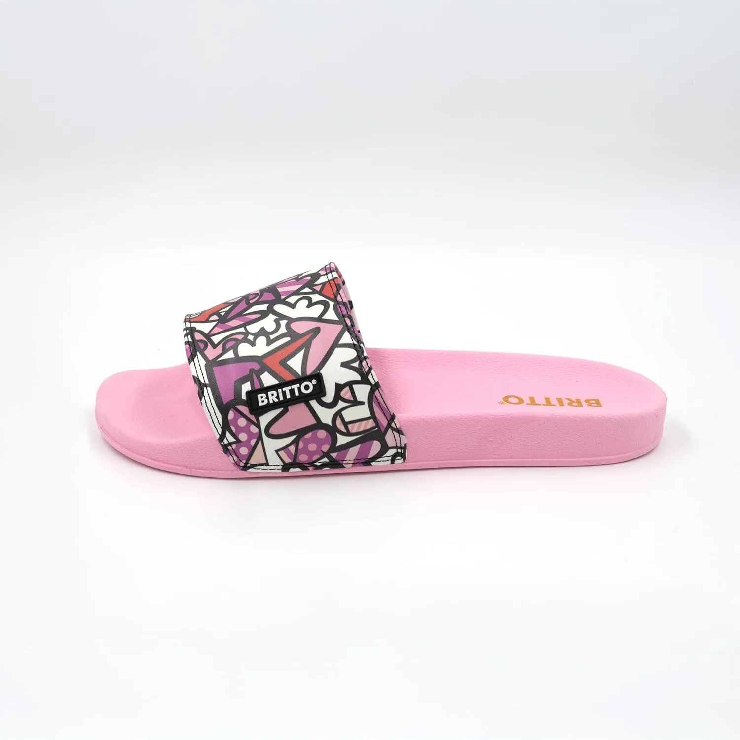 Britto Unisex Slides, Quick Drying Lightweight Shower Slide Sandal for Women and Men | Non-Slip, Open Toe Slides Sandals for Indoor & Outdoor