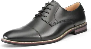 Bruno Moda Italy Prince Men's Classic Modern Oxford Wingtip Lace Dress Shoes
