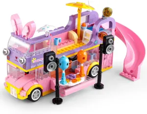 Bunny Camper Van Building Set for 6-12 8-12 Bus Vehicle Toy Fun Gift for Boys, Girls, and Kids Ages 6 
