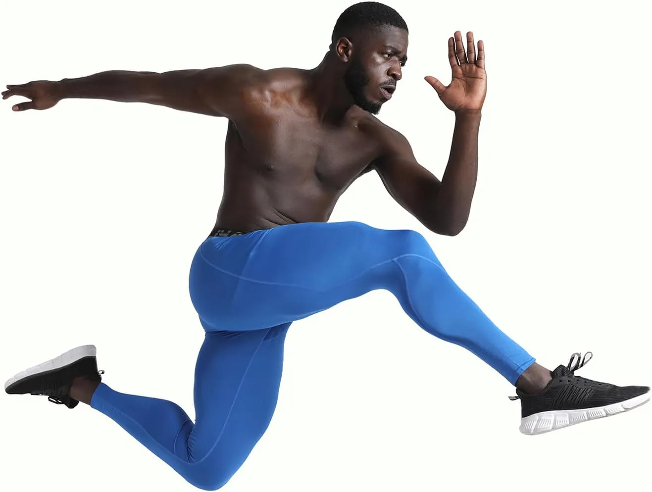 BUYJYA 3 or 5 Pack Men's Compression Pants Running Tights Workout Leggings Athletic Cool Dry Yoga Gym Clothes Gift