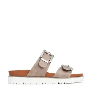 CARTER DOUBLE BUCKLE SLIDE SANDALS
