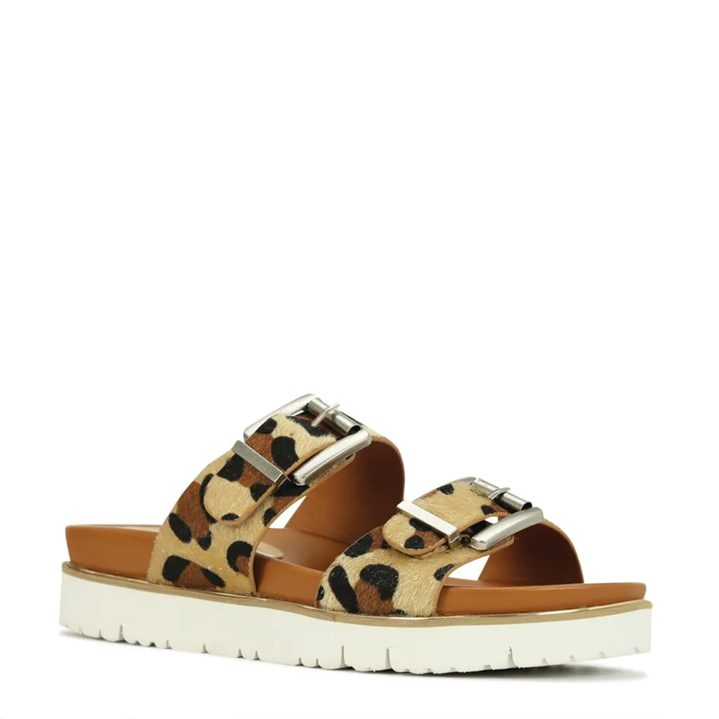 CARTER DOUBLE BUCKLE SLIDE SANDALS