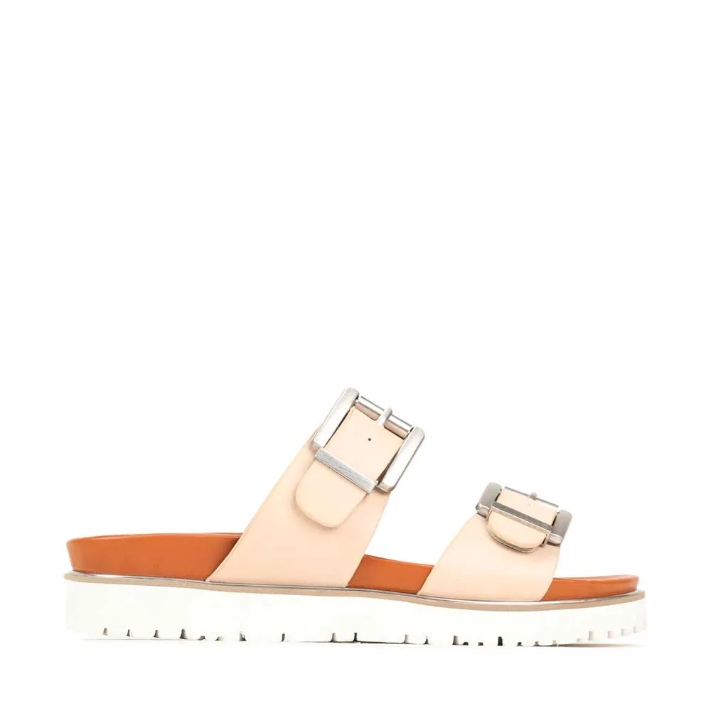 CARTER DOUBLE BUCKLE SLIDE SANDALS
