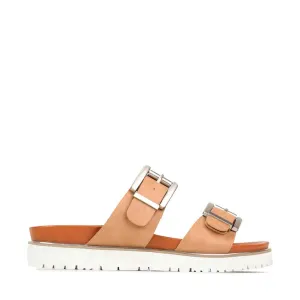 CARTER DOUBLE BUCKLE SLIDE SANDALS
