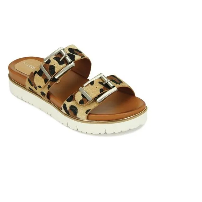 CARTER DOUBLE BUCKLE SLIDE SANDALS