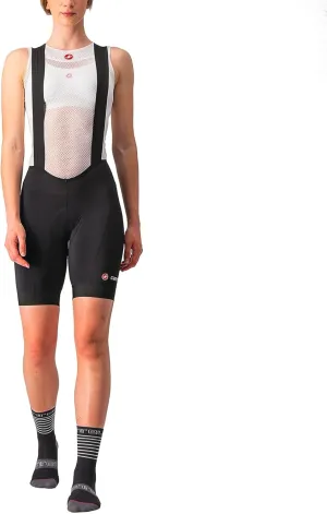 CASTELLI Women’s Endurance Bibshort for Road and Gravel Biking I Female Padded Cycling Shorts
