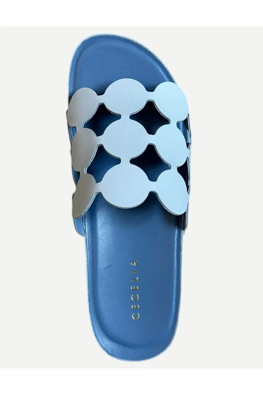 Cecelia NY Emily, Blue Slide Sandal