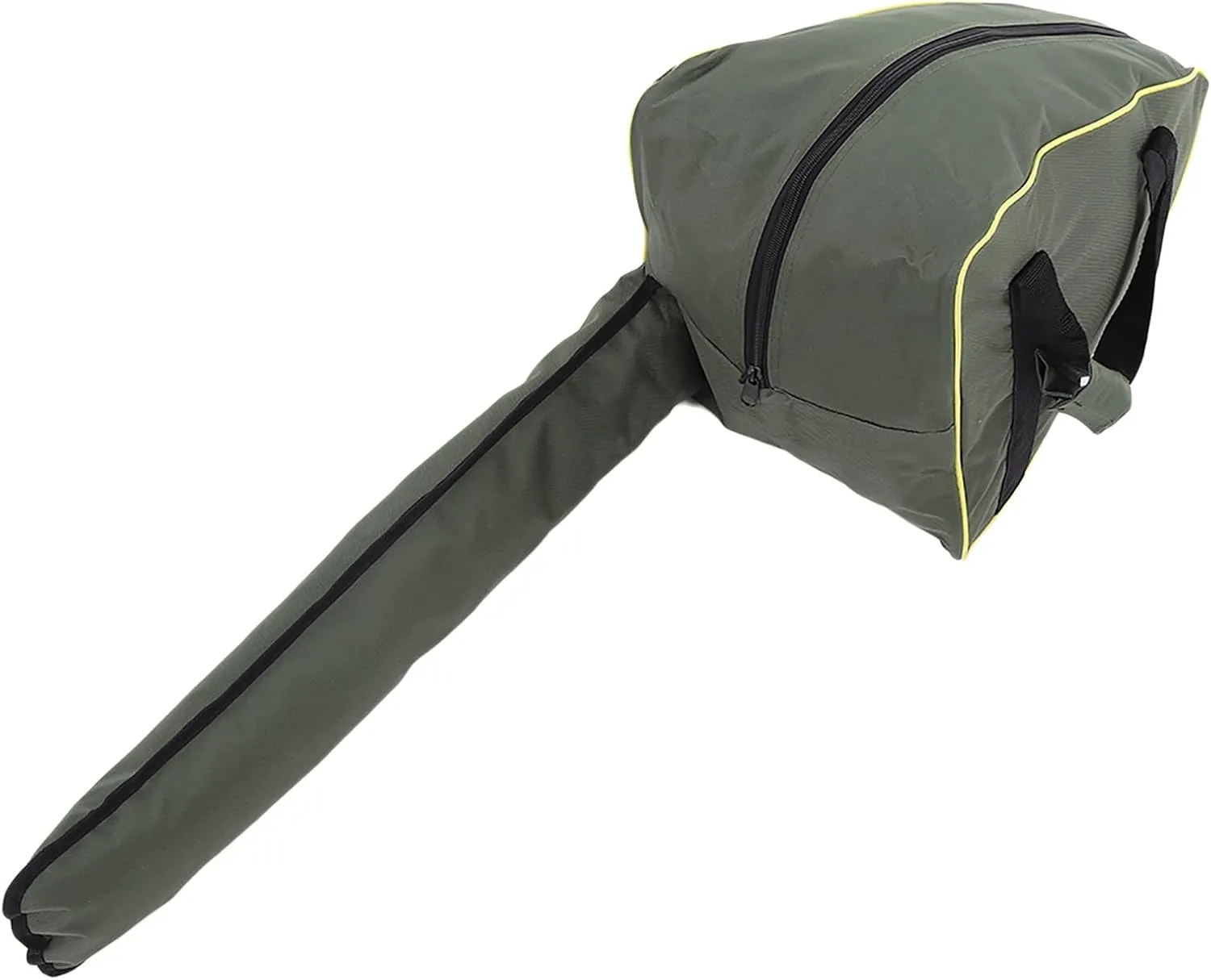 Chainsaw Storage Bag Protective Box Portable Oxford Cloth Lawn Mower Carry Case Long Lightweight Shoulder Strap Assists in Forestry Green (Green)