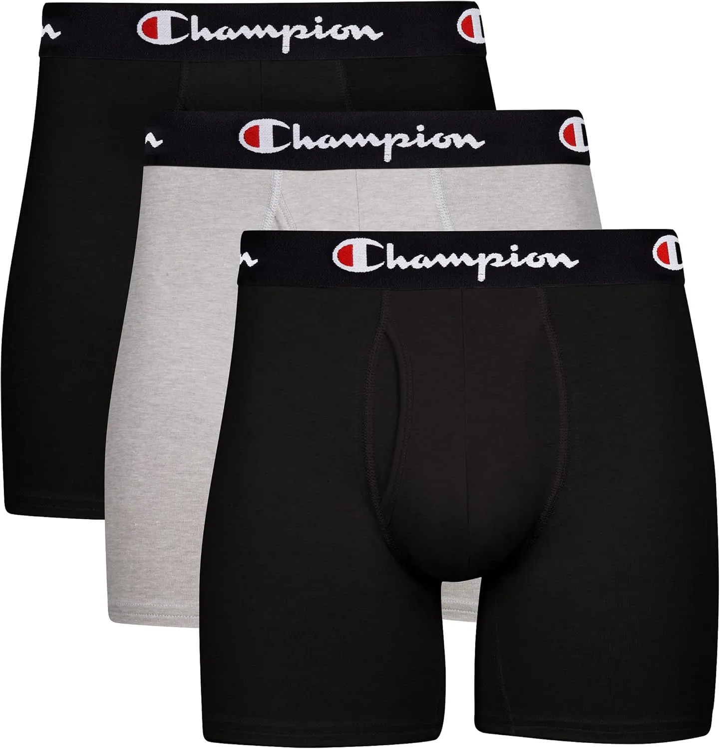Champion Men's Every Day Comfort Stretch Cotton Boxer Briefs