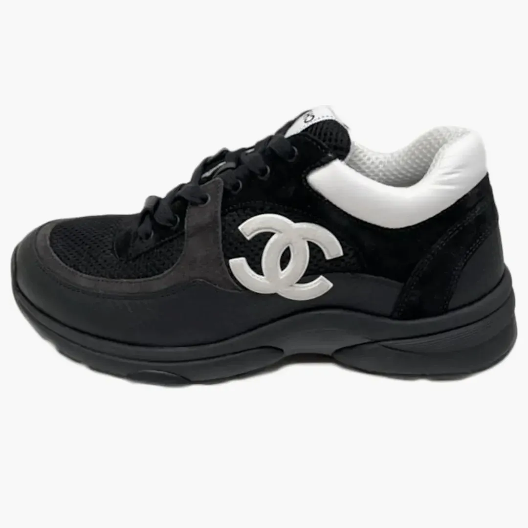 Chanel Low Top Trainer Black White (women's)