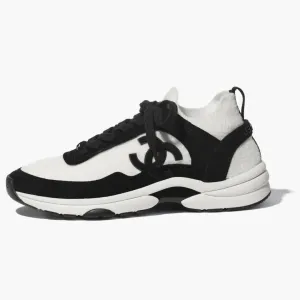 Chanel Low Top Trainer White Black (women's)