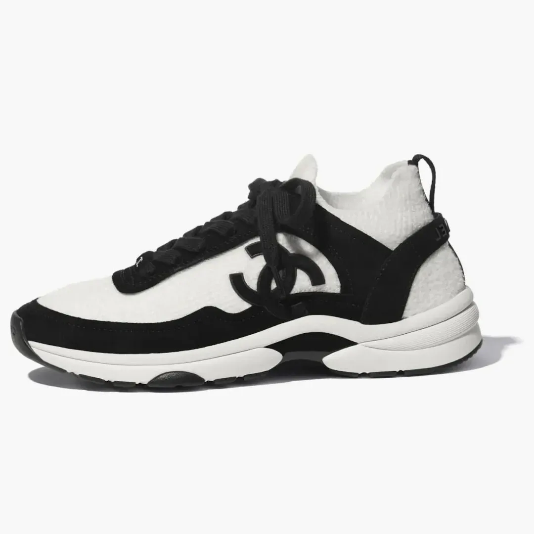 Chanel Low Top Trainer White Black (women's)