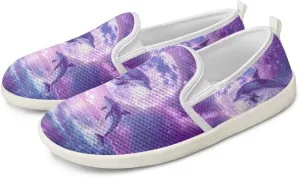 chaqlin Loafers for Women Flat Drop in Low Top Clipper Slip On Beach Travel Comfy Tennis Shoes Fashion Dress Loafers