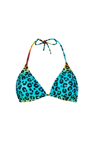 Cheetah Paradise Slide Triangle Top