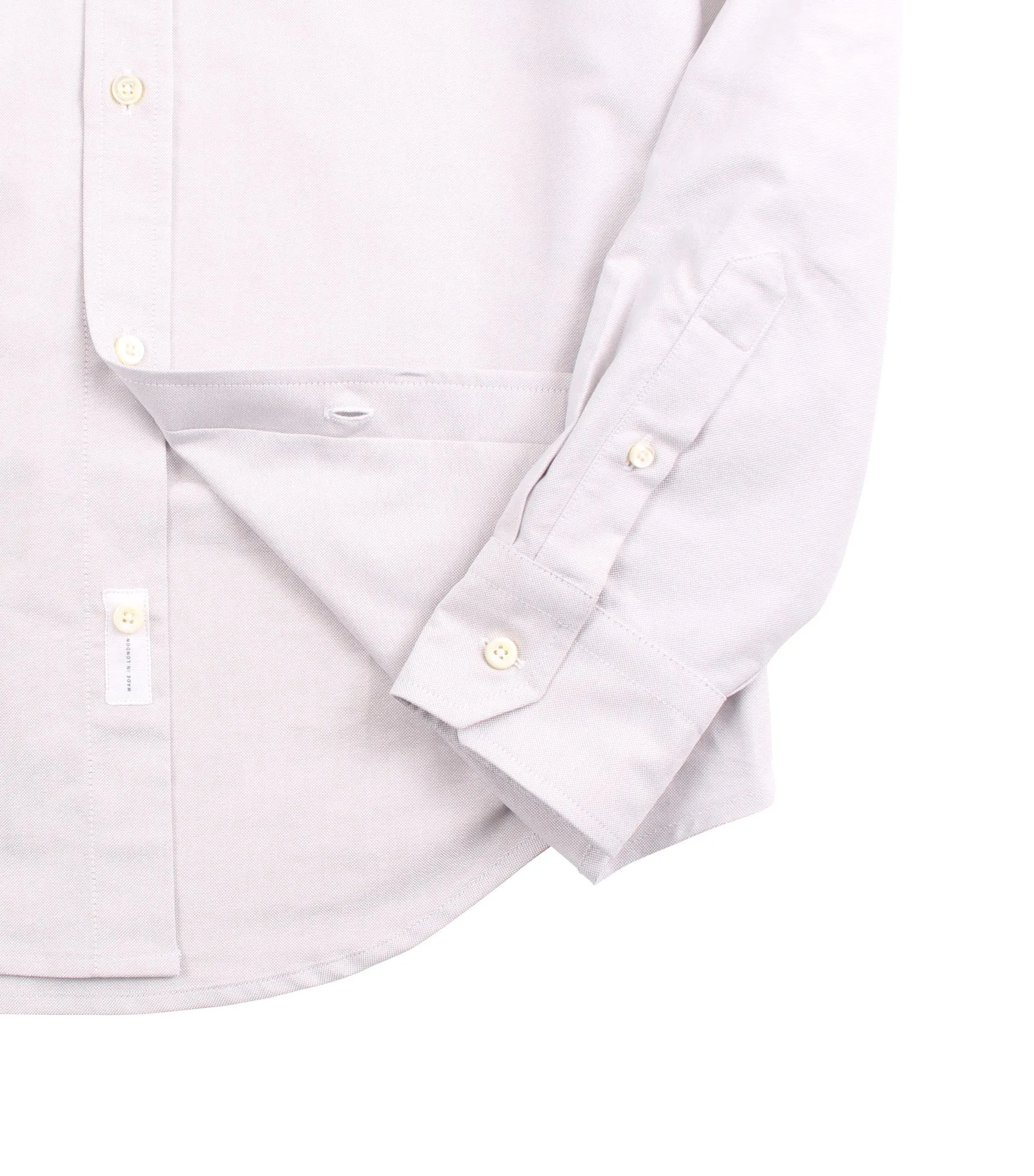 Classic Button Down - Silver Oxford