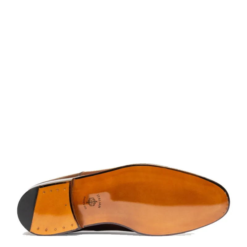 Classic Design Captoe Plain Leather Oxford Shoes