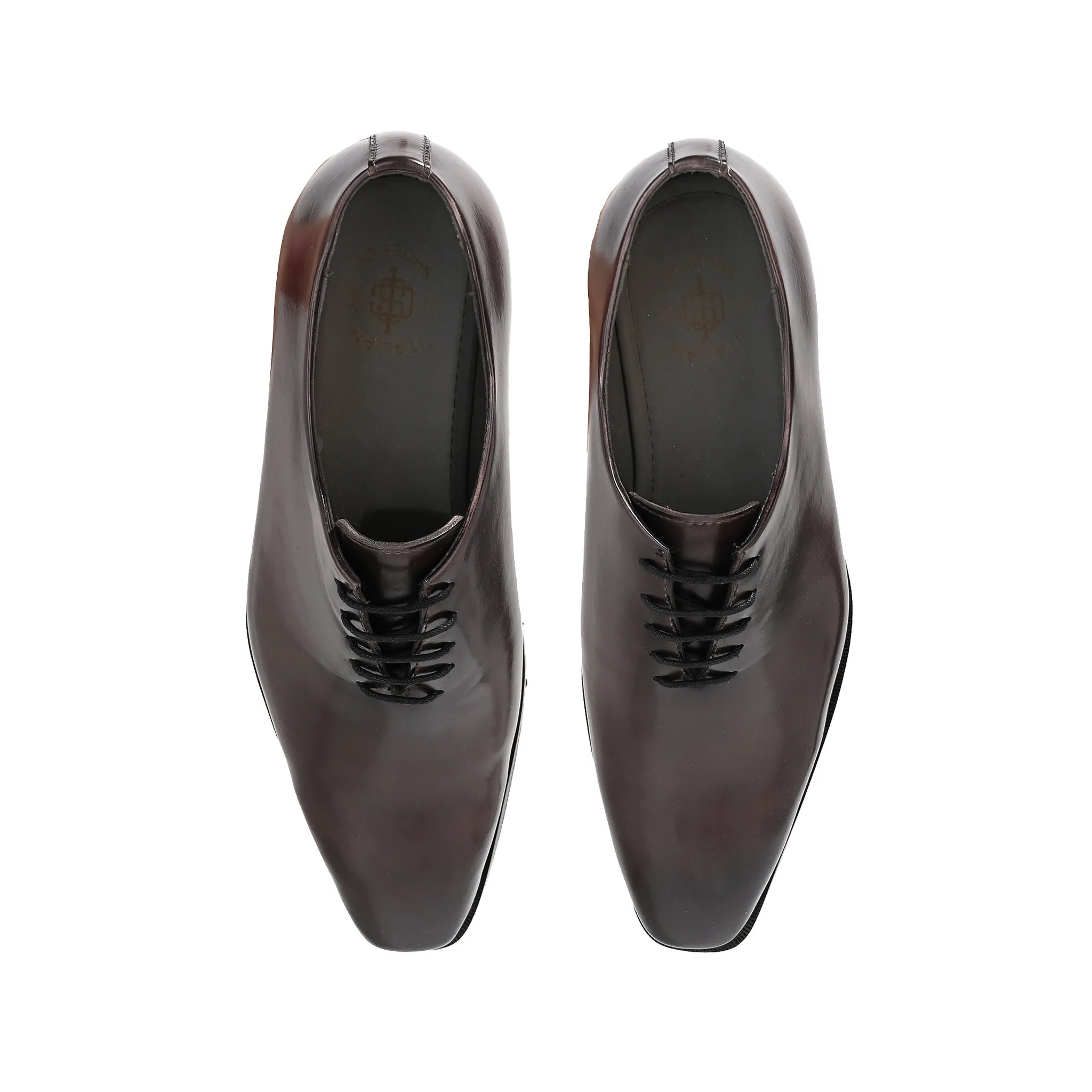 Classic Plane Toe Whole Cut Oxford Shoes