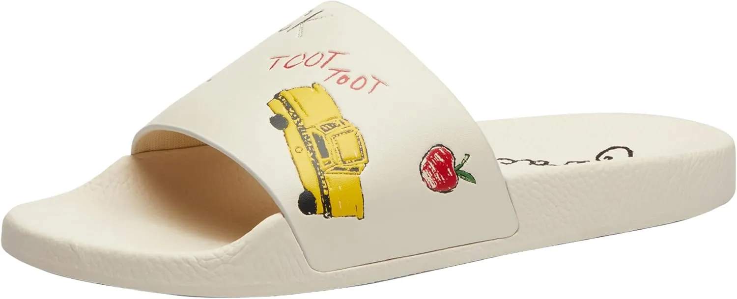 Coach Women's Udele Sport Slide with Sketch Print Platform