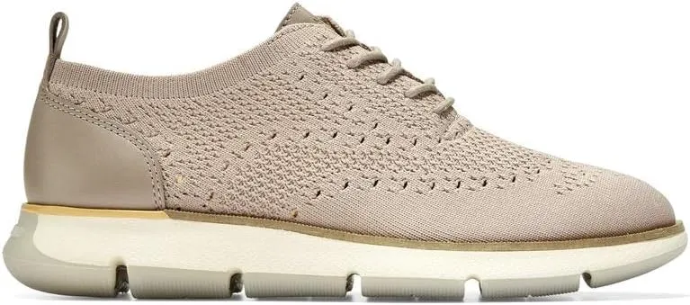 Cole Haan 4.Zerogrand Stitchlite Oxford Etherea Knit/Etherea Smooth Leather/Pumpkin/Optic White 7.5 C - Wide