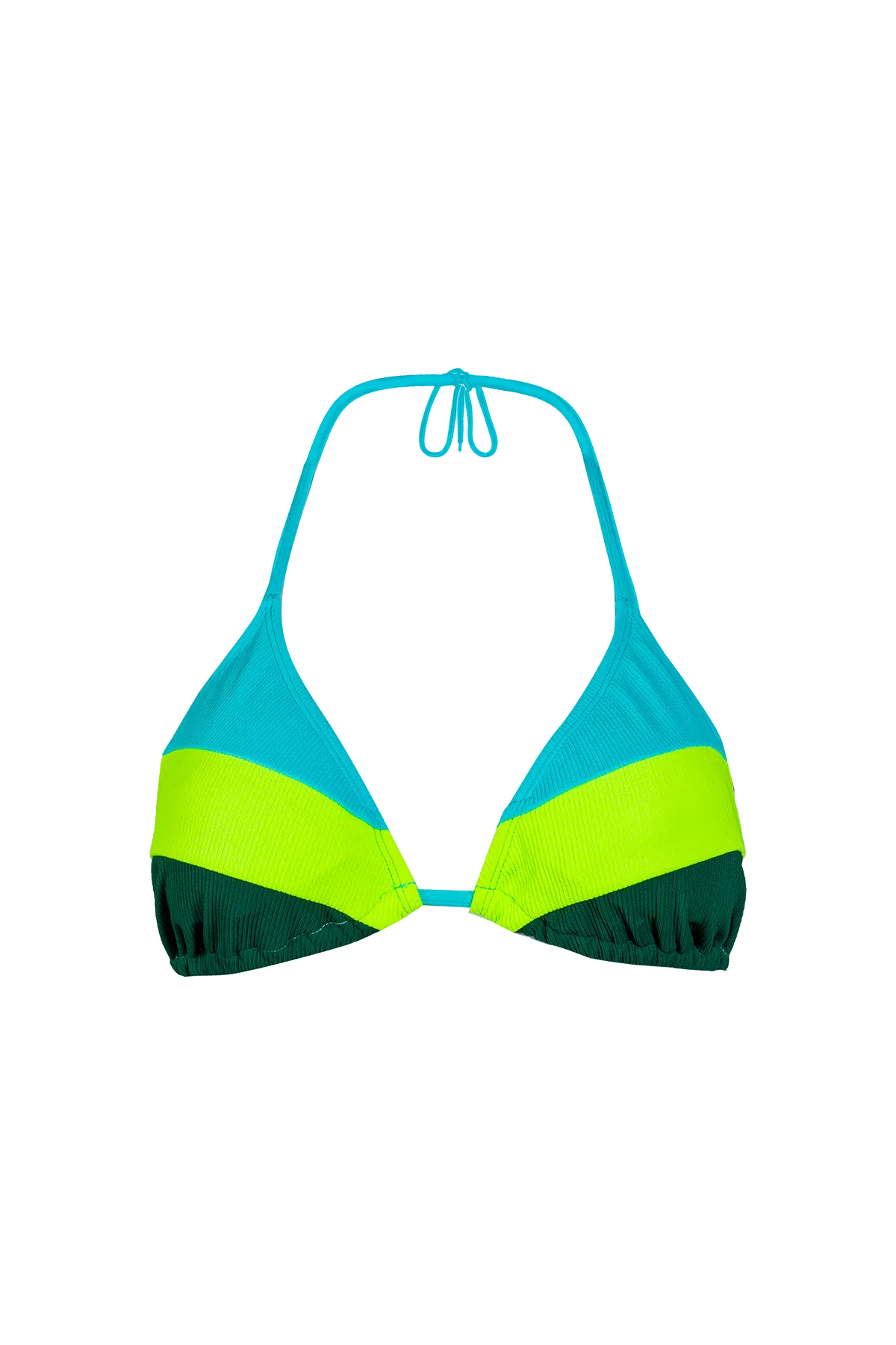 Color Block Slide Triangle Top