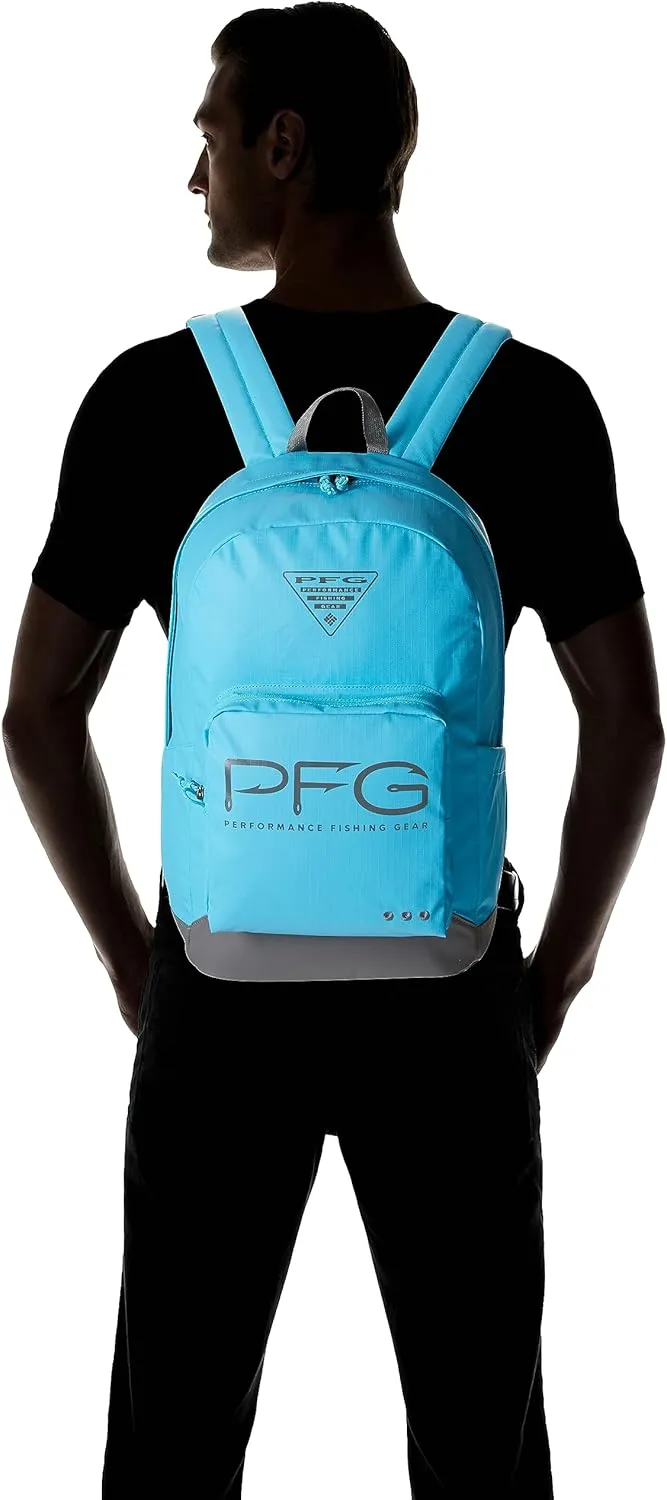 Columbia Unisex PFG PHG Zigzag 22L Backpack, Atoll/City Grey/PFG Hooks, One Size