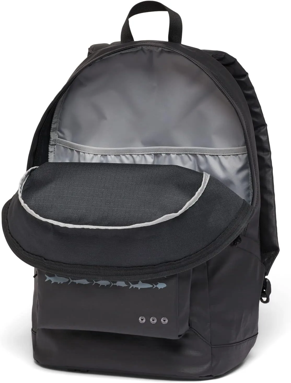 Columbia Unisex PFG PHG Zigzag 22L Backpack, Black/PFG Fish Flag, One Size
