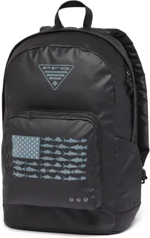 Columbia Unisex PFG PHG Zigzag 22L Backpack, Black/PFG Fish Flag, One Size
