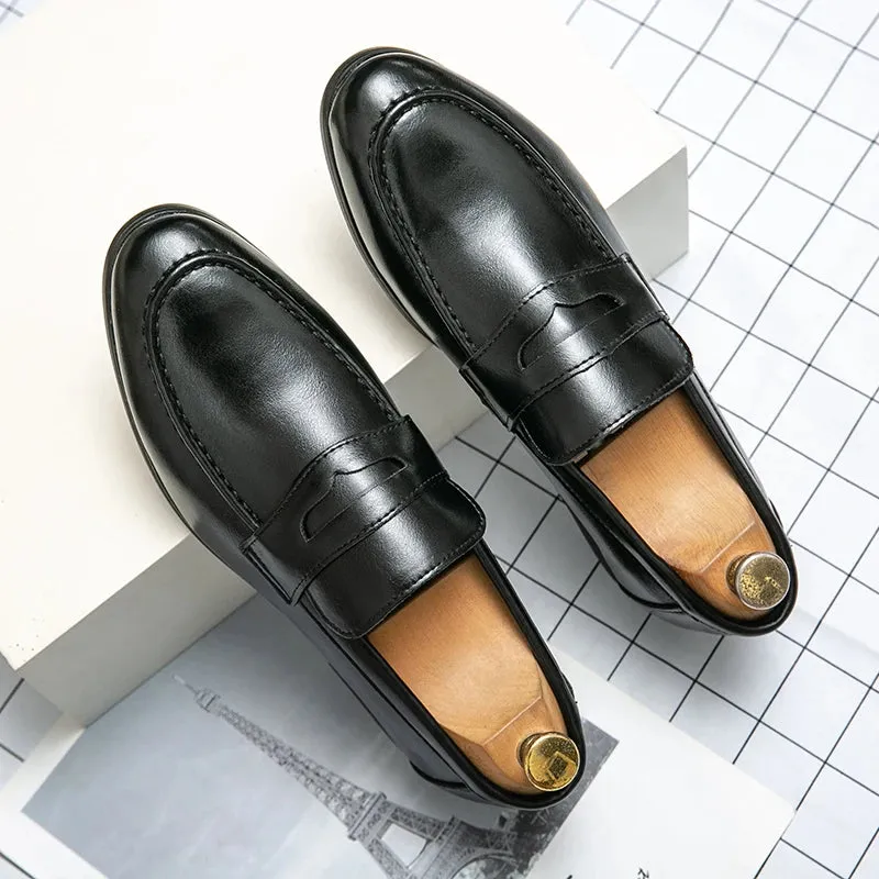 Comfortable Leather Tassel Loafers for Men