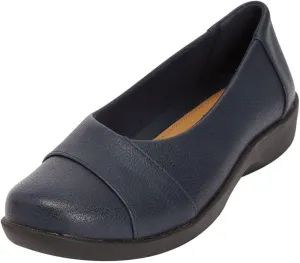 Comfortview Women's Wide Width The Gab Flat