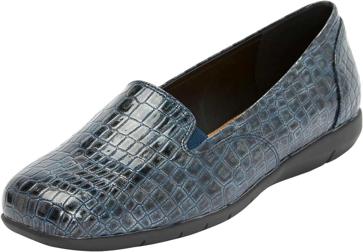 Comfortview Women's Wide Width The Leisa Flat