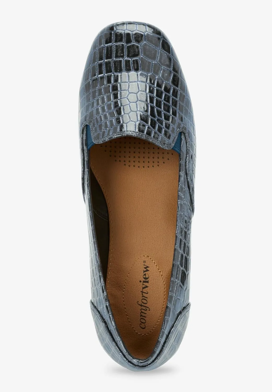 Comfortview Women's Wide Width The Leisa Flat