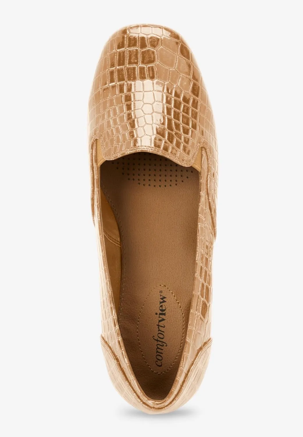 Comfortview Women's Wide Width The Leisa Flat