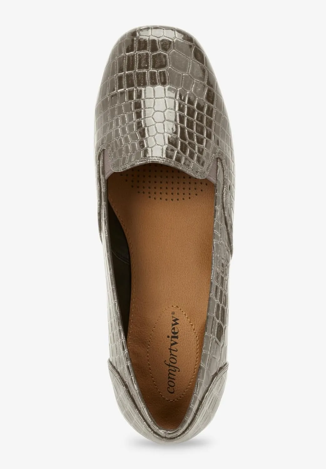 Comfortview Women's Wide Width The Leisa Flat