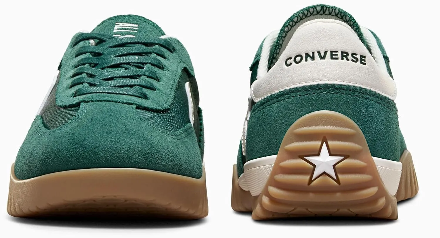 Converse Run Star Trainer Womens Low Top Sneaker (A13359C, Green Envy/Egret/White)