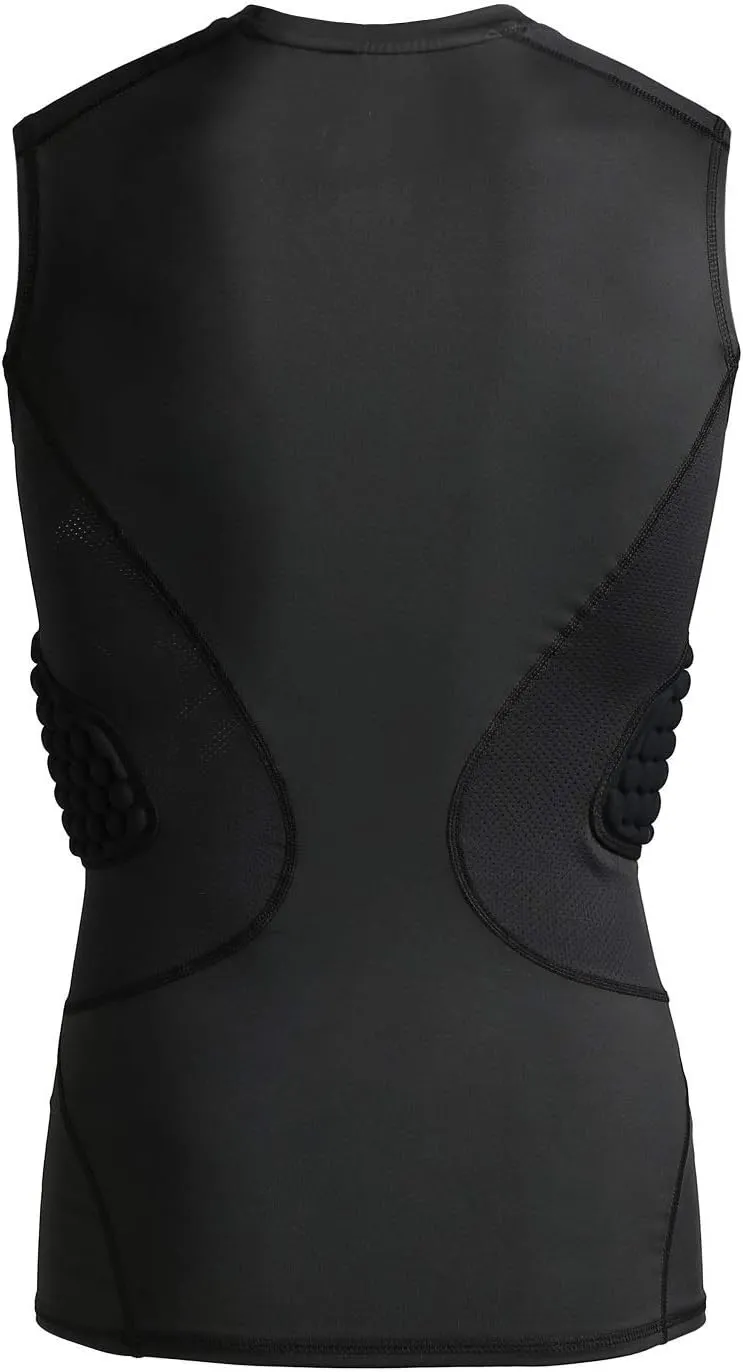 COOLOMG Youth Baseball Chest Protector Padded Compression Shirt Softball Football Lacrosse Rib Heart Sternum Guard