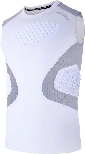 COOLOMG Youth Baseball Chest Protector Padded Compression Shirt Softball Football Lacrosse Rib Heart Sternum Guard