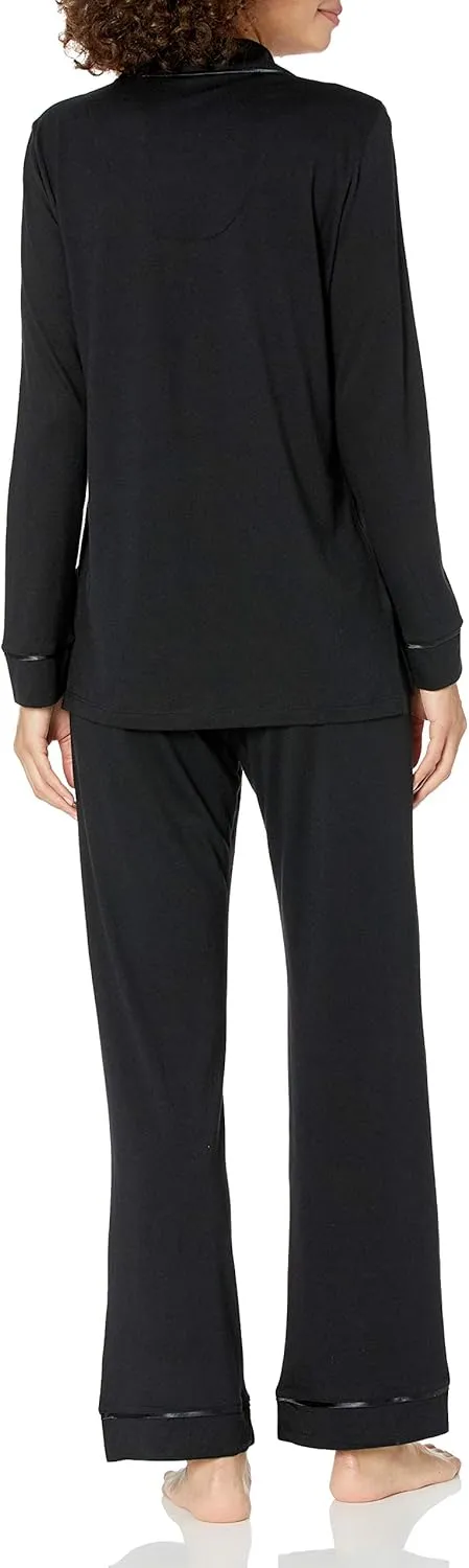 Cosabella Women's Bella Long Sleeve Top & Pant PJ Set