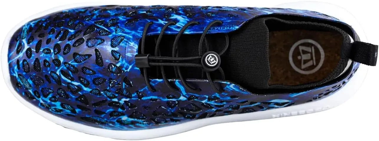 Crosskix Men's Tetra Closed Toe Dri-Fit Water Shoes - Multifunctional Waterproof Sneakers with Arch Support for Beach