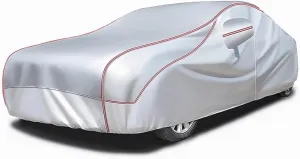 Custom Hail Proof Car Cover Compatible with Toyota Vitz XP90 (2005-2010),Multi-Layered Car Hail Blankets with Cotton Outdoor Full Exterior Covers Waterproof Sunproof All Weather Protection(Silver)