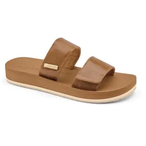 Dana Rise Slide Sandal in Tan by Cobian