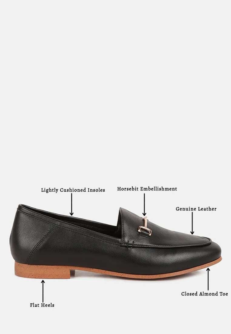 Dareth Horsebit Flat Heel Loafers By Ruw