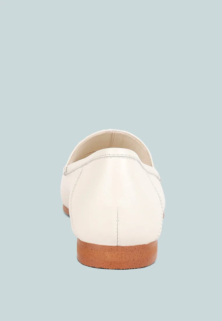 Dareth Horsebit Flat Heel Loafers By Ruw