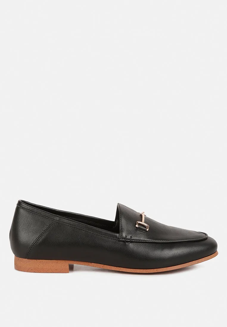Dareth Horsebit Flat Heel Loafers By Ruw