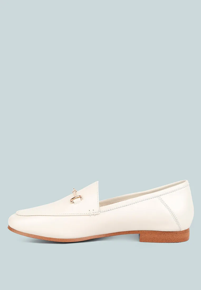 Dareth Horsebit Flat Heel Loafers By Ruw